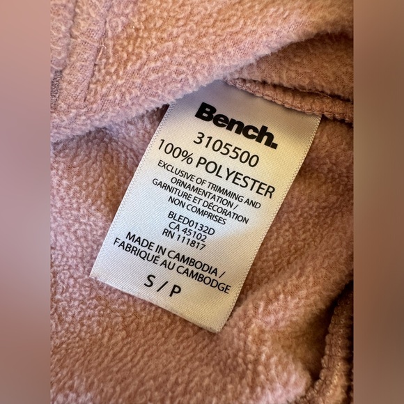 Bench Fleece Pullover Hoodie Light Pink - Picture 4 of 5